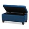Baxton Studio Michaela Navy Blue Velvet Upholstered Storage Ottoman 162-10459 - alternate 10